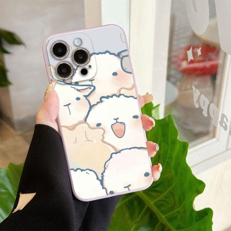 CloudyPrinted Design Silicone Phone Case, Compatible with for iphone 16/15/14/13/12/11/X/XR/XS/7/8/Plus/Pro/Pro Max, TPU Material, Scratch-Resistant and Durable, Fashionable and Unique, Ultra-Thin and Lightweight, Minimalist Style, Perfect